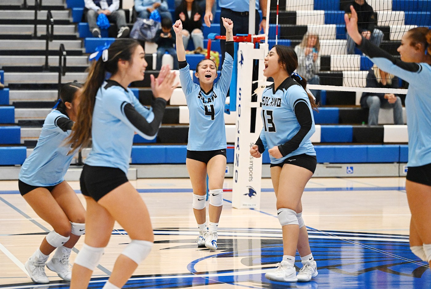 Solano College Volleyball Team Dominates Mendocino in 3-0 Sweep